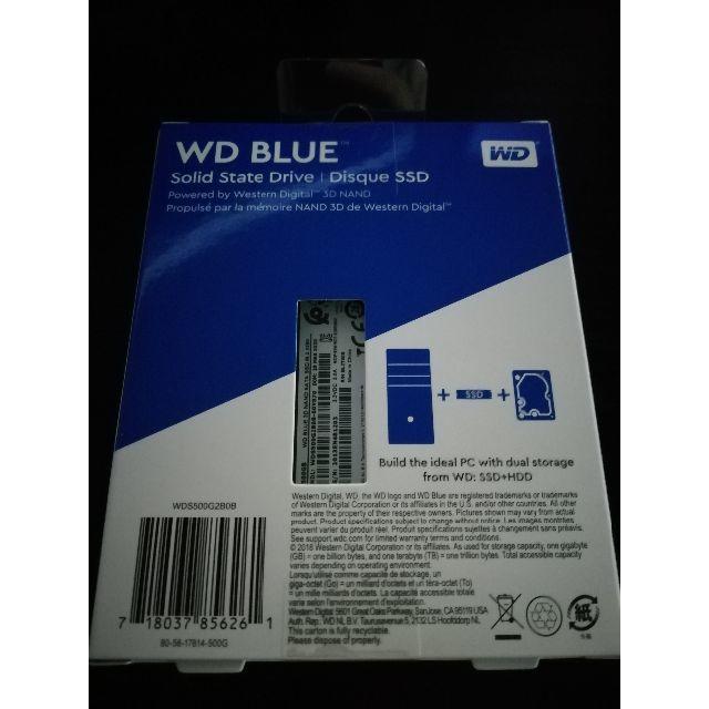 内蔵SSD WD Blue 3D NAND WDS500G2B0B 1