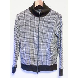 ポールスミス(Paul Smith)のPaul Smith コットンウールニットブルゾン　Mサイズ　グレンチェック(ブルゾン)