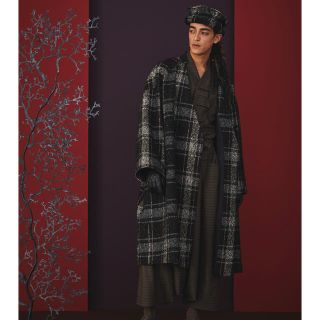 サスクワッチファブリックス(SASQUATCHfabrix.)のsasquatchfabrix TWEED COAT(チェスターコート)