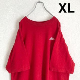 ナイキ(NIKE)のナイキ 90s XL tシャツ 赤 ビッグサイズ ビッグシルエット ワンポイント(Tシャツ/カットソー(半袖/袖なし))