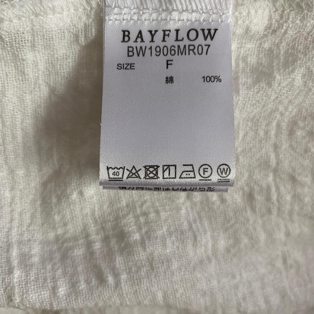 BAYFLOW(ベイフロー)のWaka Nozawa 白　ワンピース レディースのワンピース(ロングワンピース/マキシワンピース)の商品写真