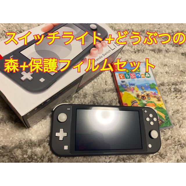 本日発送　Nitendo Switch Lite + あつまれどうぶつの森