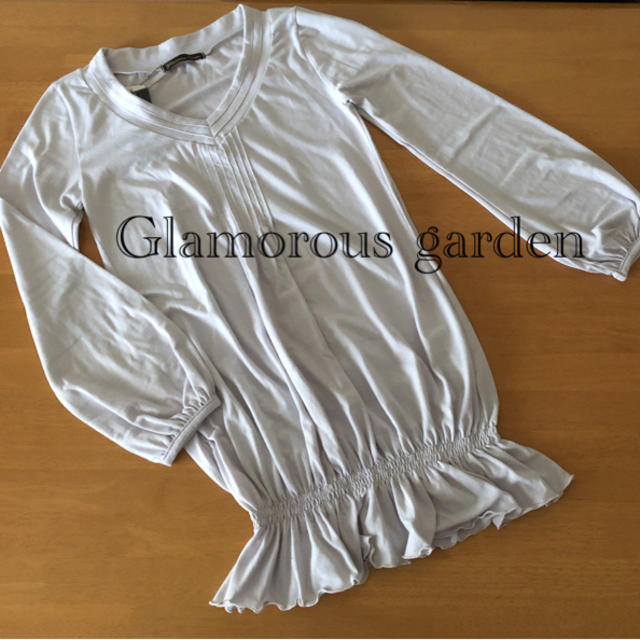 GLAMOROUS GARDEN(グラマラスガーデン)の【新品未使用Glamorous gardenレディースロングシャツ/チュニック/ レディースのトップス(Tシャツ(長袖/七分))の商品写真