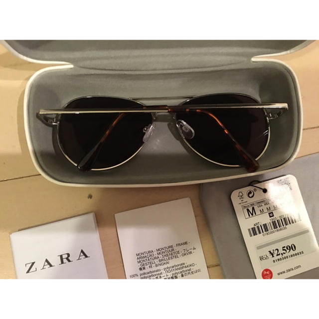 ZARA(ザラ)のZARA☆ブルーミラーサングラス レディースのファッション小物(サングラス/メガネ)の商品写真