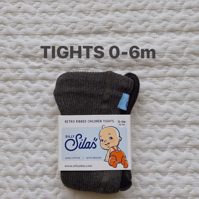 Silly Silas タイツ 0-6m Dark Grey シリーサイラス Silly Silas タイツダークグレー6-12m シリーサイラス