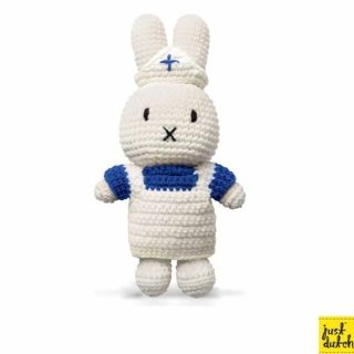 ミッフィー(miffy)の【ミッフィーあみぐるみ】看護婦ナースmiffyジャストダッチ25cm/オランダ(あみぐるみ)