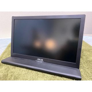 エイスース(ASUS)の【中古】ASUS 15.6インチ モバイルモニター MB168B【一部破損】(ディスプレイ)