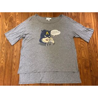 アメリカーナ(AMERICANA)のAmericana アメリカーナ　アメコミ　Ｔシャツ　ビッグシルエット　日本製(Tシャツ(半袖/袖なし))