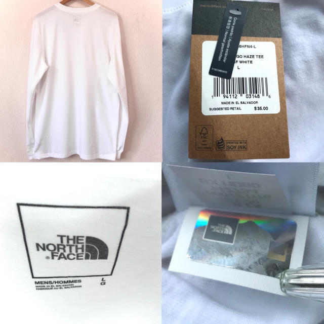 THE NORTH FACE(ザノースフェイス)のbtgwpさん専用 ノースフェイス HAZE ロンT  3XL相当 メンズのトップス(Tシャツ/カットソー(七分/長袖))の商品写真