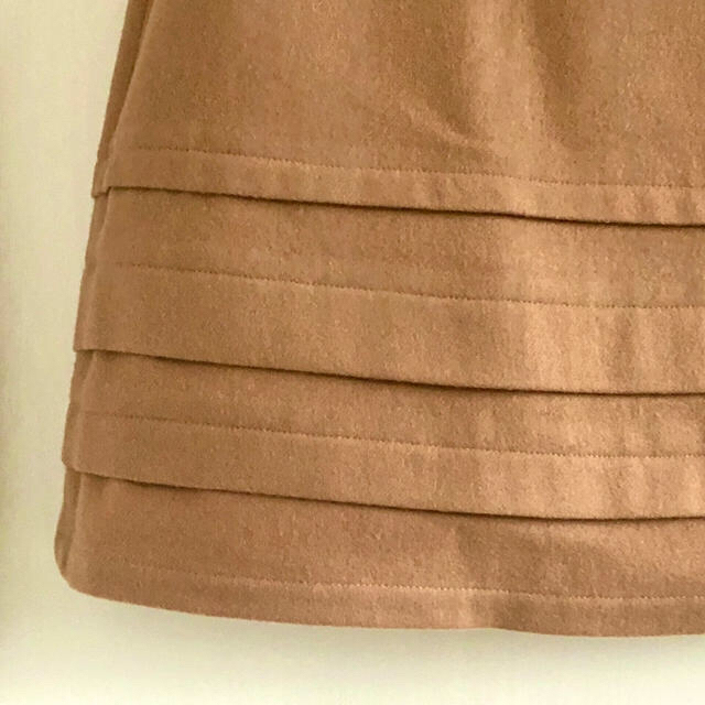 bulle de savon(ビュルデサボン)の【ビュルデザボン】ウール スカート／Aライン レディースのスカート(ひざ丈スカート)の商品写真