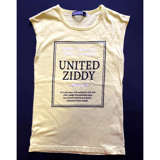 ジディー(ZIDDY)のZIDDYタンクトップ150㎝黒スキニー150センチ(Tシャツ/カットソー)