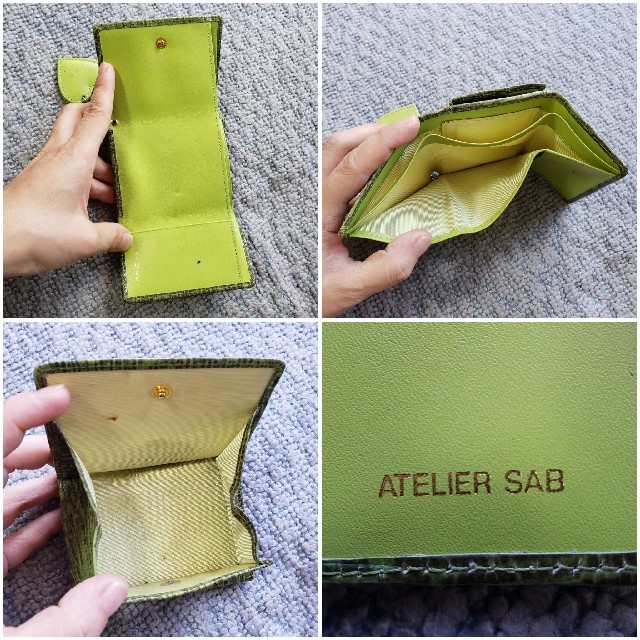 ATELIER SAB(アトリエサブ)のATELIER SABミニ折り財布 レディースのファッション小物(財布)の商品写真