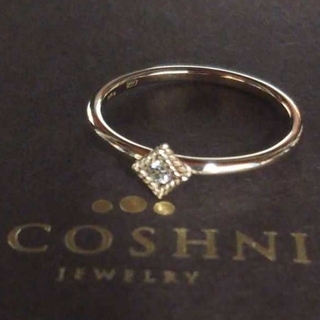 COCOSHNIK - ココシュニック K10 ダイヤモンド ピンキー リング 