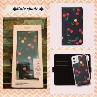 ケイトスペードニューヨーク(kate spade new york)のケイトスペードcherries iphone 11 magnetic wrap(iPhoneケース)