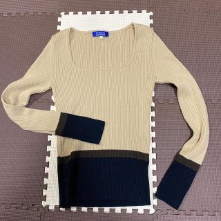 バーバリーブルーレーベル(BURBERRY BLUE LABEL)のバーバリー　ニットトップス(ニット/セーター)