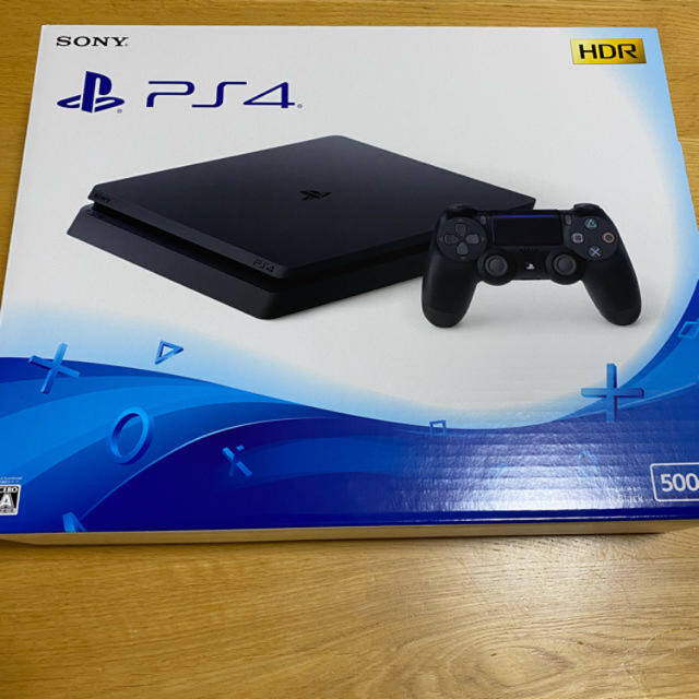 新品PS4 本体 500GB ジェット・ブラック cuh-2200ab01 新品 【美品 