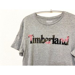 ティンバーランド(Timberland)のTシャツ　ティンバーランド timberland ビッグロゴ　デカロゴ　グレー(Tシャツ/カットソー(半袖/袖なし))