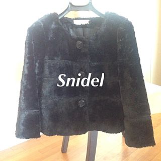 スナイデル(SNIDEL)の【専用】【値下】スナイデル ショートジャケット(ノーカラージャケット)