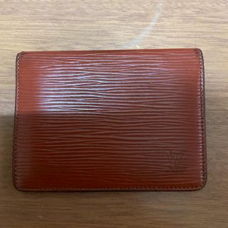 ルイヴィトン(LOUIS VUITTON)のルイヴィトン　エピ　定期入れ(名刺入れ/定期入れ)