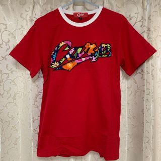 ヒロシマトウヨウカープ(広島東洋カープ)の広島東洋カープ　花柄アップリケTシャツ(応援グッズ)