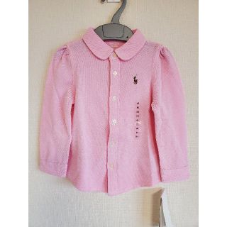 ポロラルフローレン(POLO RALPH LAUREN)の【Ralph Lauren】ラルフローレン　ニットメッシュ　ロングスリーブシャツ(シャツ/カットソー)