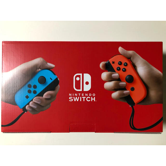 Nintendo Switch(ニンテンドースイッチ)のSwitch 本体 新型 ネオンブルー/ネオンレッド エンタメ/ホビーのゲームソフト/ゲーム機本体(家庭用ゲーム機本体)の商品写真