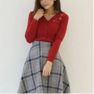 プロポーションボディドレッシング(PROPORTION BODY DRESSING)の2wayPROPORTION BODY DRESSING モール刺繍カーディガン(カーディガン)