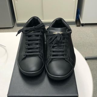 サンローラン(Saint Laurent)のサンローラン　スニーカー　ブラック　40(スニーカー)