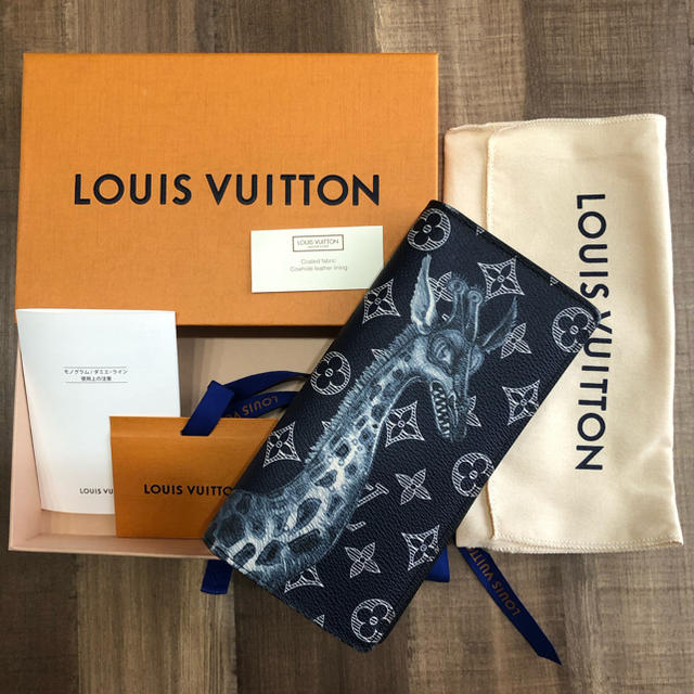 LOUIS VUITTON(ルイヴィトン)の美品　限定　ルイヴィトン　長財布　サバンナ　チャップマンブラザーズ メンズのファッション小物(長財布)の商品写真