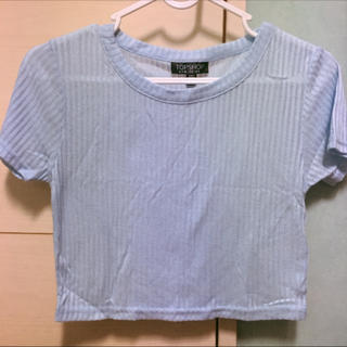 トップショップ(TOPSHOP)のTOP SHOPショート丈トップス(Tシャツ(半袖/袖なし))