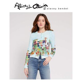 アリスアンドオリビア(Alice+Olivia)の❤️★Alice olive2020新作　新品  花柄ブラウス　オシャレ(シャツ/ブラウス(長袖/七分))