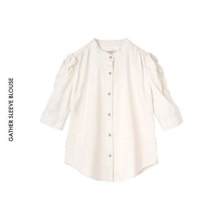 マウジー(moussy)のGATHER SLEEVE BLOUSE(シャツ/ブラウス(長袖/七分))