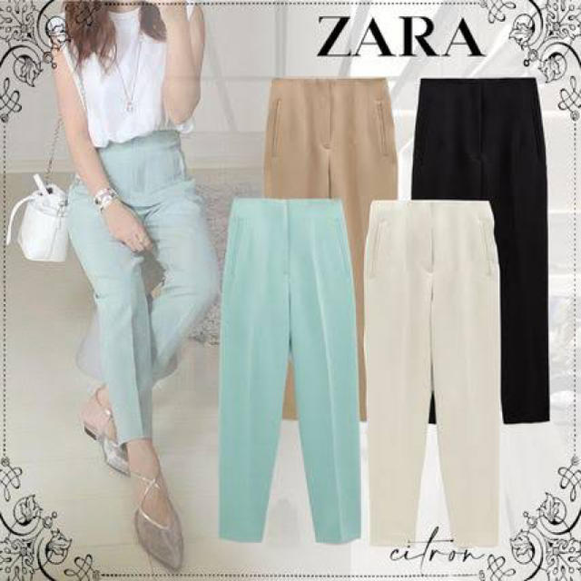 ZARA(ザラ)のZARA ハイウエストパンツ レディースのパンツ(カジュアルパンツ)の商品写真