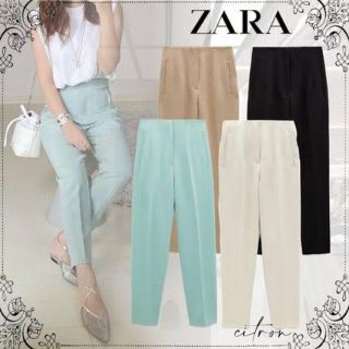 ザラ(ZARA)のZARA ハイウエストパンツ(カジュアルパンツ)