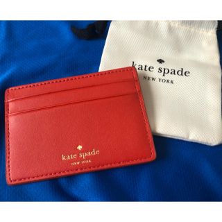 ケイトスペードニューヨーク(kate spade new york)の【美品】ケイトスペード パスケース(パスケース/IDカードホルダー)