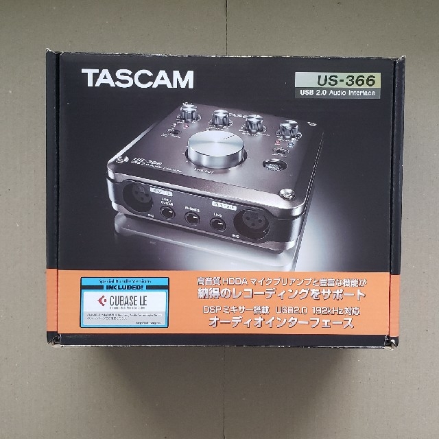 TASCAM US-366 オーディオインターフェース 楽器のDTM/DAW(オーディオインターフェイス)の商品写真