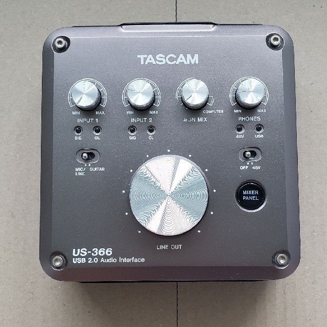 TASCAM US-366 オーディオインターフェース 楽器のDTM/DAW(オーディオインターフェイス)の商品写真