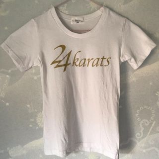 ゴールドトゥエンティーフォーカラッツディガーズ(GOLD 24karats Diggers)の24karats Tシャツ　SMALL(Tシャツ(半袖/袖なし))