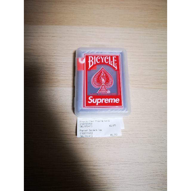 Supreme Bicycle Clear Playing Cards　トランプ エンタメ/ホビーのテーブルゲーム/ホビー(トランプ/UNO)の商品写真