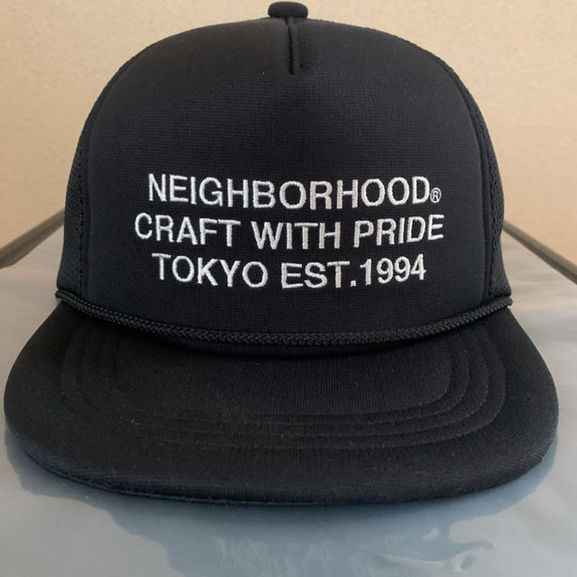 NEIGHBORHOOD トラッカーメッシュキャップ　ブラック　サイズフリー