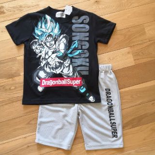 ドラゴンボール(ドラゴンボール)の【新品】ドラゴンボール超☆上下セット ブラック size 120(Tシャツ/カットソー)