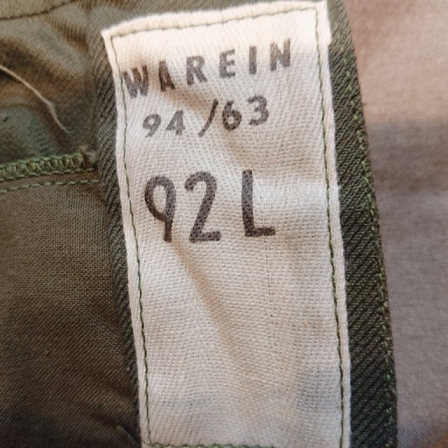 フランス軍 M47 空軍92Ｌ デッドストック M64 M52 M59 メンズのパンツ(ワークパンツ/カーゴパンツ)の商品写真