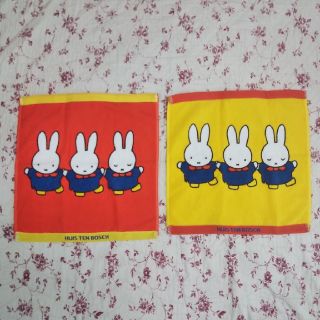 ハンドタオル ２枚セット miffy ミッフィー(タオル/バス用品)