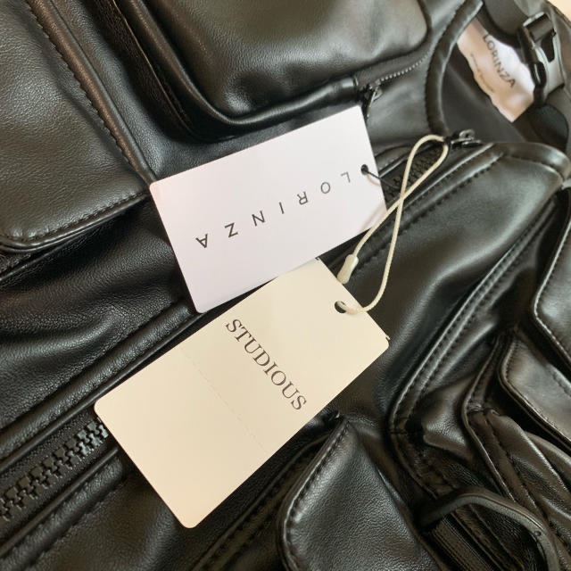 LORINZA(ロリンザ)の新品未使用//LORINZA×studious leather bag vest メンズのトップス(ベスト)の商品写真