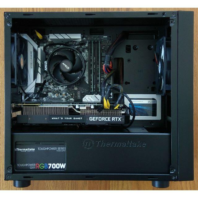 ゲーミングPC/Ryzen5-3600/RTX2070S/Win10Home スマホ/家電/カメラのPC/タブレット(デスクトップ型PC)の商品写真