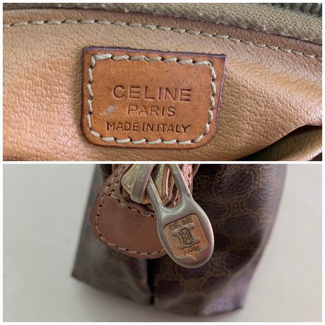 celine(セリーヌ)のCELINE セリーヌ クラッチバッグ 化粧ポーチ マカダム柄 レディースのファッション小物(ポーチ)の商品写真