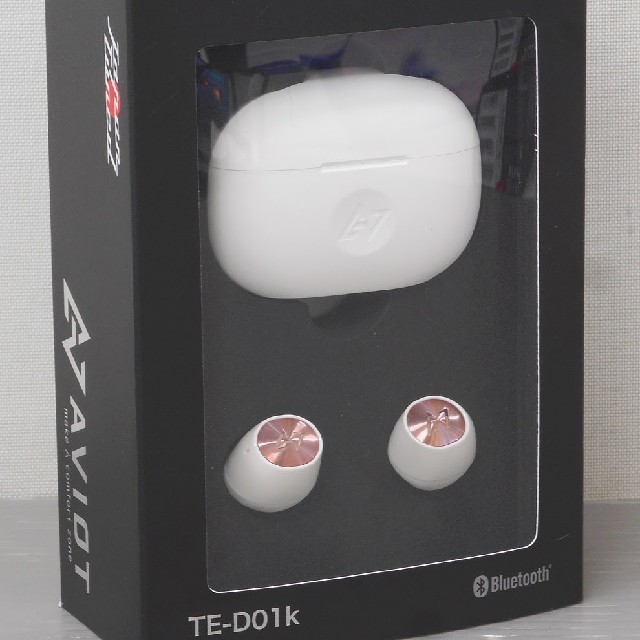 アビオット Bluetooth ワイヤレスイヤホンTE-D01k-WH