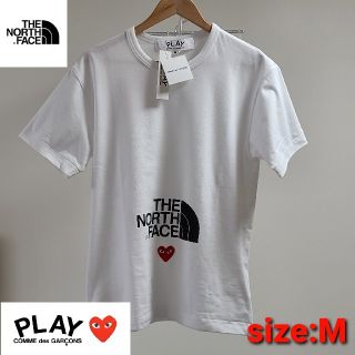 ザノースフェイス(THE NORTH FACE)のノースフェイス×プレイコムデギャルソン　コラボTシャツ　メンズMサイズ(Tシャツ/カットソー(半袖/袖なし))