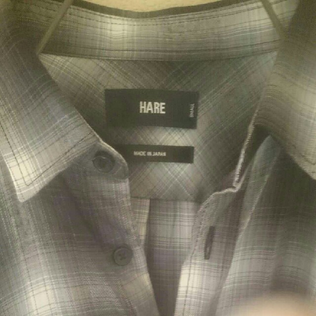 HARE(ハレ)の限定値下げ！hare オンブレチェック　ロングシャツ　七分袖 メンズのトップス(シャツ)の商品写真