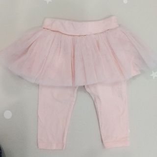 ベビーギャップ(babyGAP)のbabyGAP チュールスカート レギンス ピンク 6～12m 70(パンツ)